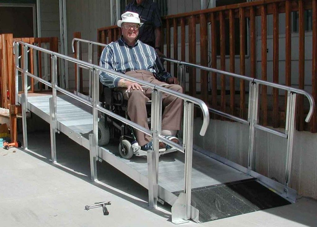 This is a wheelchair ramp